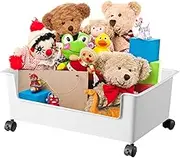 Book Display Cart, Book Rolling Carts, Thickened Room Rolling Bookshelf, Movable Book Rolling Carts with Wheels for Workplace School, Rolling Book Display Shelves, Mobile Bookshelf with Wheels