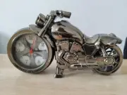 Motorcycle Alarm Clock New Gold
