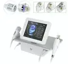 Portable 2 Handles RF Machine Cold Hammer Face Skin Lift Wrinkle Removal Device