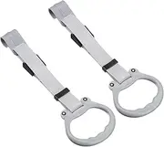 2 Pcs Adjustable Pull Up Rings Soft Walking Assistant for Playpen and Crib Safe Support for Standing and Playtime Activities