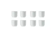 8pc Mikasa Chalk Kitchen Tableware Porcelain Egg Cups Holder Set 5cm