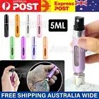 Up To 8pcs Perfume Atomiser Travel Mini Refillable Bottle Scent Pump Spray Mel