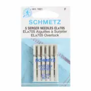 Schmetz ELX705 Overlock Serger Machine Needles Size 14/90 Package of 5