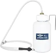FIRSTINFO A1156H 1 Liter Brake Fluid Bleeder Bottle for Brake Service -with Non-Return Check Valve and Hanging Hook