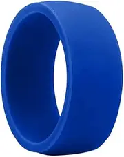 [Generic] 8.7mm Silicone Ring Camouflage Green Camouflage Blue Wedding Ring Large Elastic Men's Silicone Ring