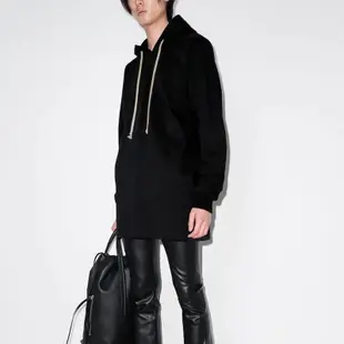 RICK  OWENS  秋冬加厚毛圈連帽大學T