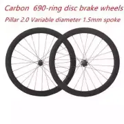 700C Carbon Road Bike Disc Brake Wheelset 50/60mm Wheelset Clincher/tubeless