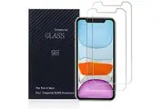 [2 PACK] Apple iPhone 11 Screen Protector Tempered Glass Screen Protector Guard - Case Friendly