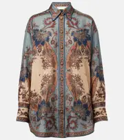 [Zimmermann] Zimmermann Paisley silk shirt AU 12 multicoloured