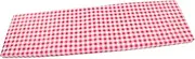 Picnic Table Cover Elastic Fitted Tablecloth for Outdoor Indoor Use Durable Flannel Backed Red for Camping Parties and Picnics
