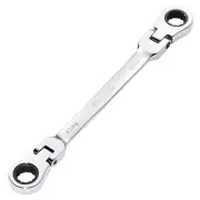 Draper Metric 12 x 13mm Flexible Head Double Ring Ratchet Spanner Chrome 27746