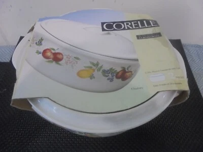 POT New Corelle Corningware Stoneware Casserole Pot with Lid Large 2.35L #