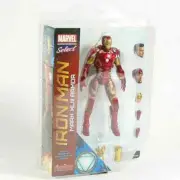 Marvel Select Iron Man Mark XLIII MK43 Armor PVC Action Figure Model Toy