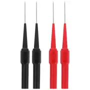 4 Pcs Probe Connector Alligator Clips Electrical Piercing Needles for