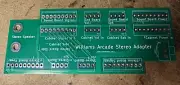 Williams Arcade Stereo Upgrade Adapter PCB Sinistar Joust Stargate PCB ONLY