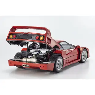 【模例】Kyosho 1/18 Ferrari F40 紅色 合金全開