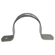 Kinetic 50mm Galvanised BSP Pipe Saddle Clips - 10 Pack