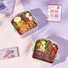 Bento Box Compartment Design Pack Rice Cute Fruit Food Container Eco-friendly