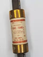Gould Shawmut fuse p/n OT200 One Time 200 amp, type K-5 NEW