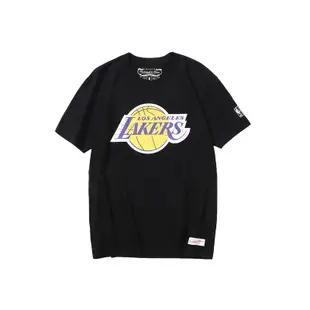 免運！NBA 短Tee 湖人隊 黑 Logo T恤 Lakers  MN 全新含吊牌 超帥 Kobe James