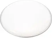 Abaodam 10-inch Universal Drum Skin Polyester Drumhead for Jazz Drum Player White