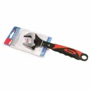 Slim Adjustable Wrench Spanner Extra Wide Basin Jaw 250mm 10" Max 35mm Jaw