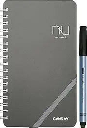 Nu Board Memo Size (4 x 7 inch) International Edition NASH04US08 Whiteboard Notebook - Dry Erase Notebook - Dry Erase Mini Size Board - Environmentally Reusable Notebook