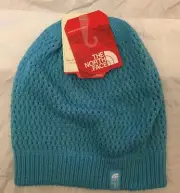 The North Face Youth Shinsky Reversible Blue White Beanie Hat Cap S New NWT