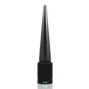 Gunmetal Mini Spiked Stubby Aluminum Antenna 4" AM FM Fits Jeep Wrangler Liberty