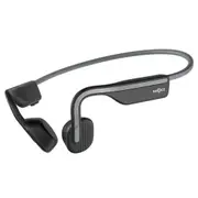 SHOKZ OpenMove Open-ear Earphones, Bone Conduction Bluetooth Sport Headphones, IP55 Water-Resistant - Grey