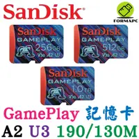 在飛比找蝦皮商城優惠-SanDisk GamePlay microSD 256GB