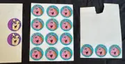 17 TREND SCRATCH N SNIFF Vintage STICKER LOT lot set HAM it Up Milk Ahh stickers