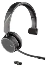 Poly Voyager 4210 Mono UC Bluetooth with USB-C Adapter Headset, 211317-102 NEW