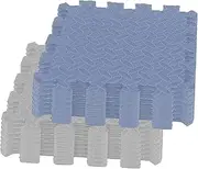 FOYTOKI 16Pcs Puzzle Play Mats Interlocking Floor Pads for Non Slip Crawling Mats Safe Comfortable for Grey