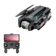 FUNSKY S20 WIFI FPV With 4K/1080P HD Camera 18 Mins Flight Time Intelligent Foldable RC Drone Quadcopter Blue 4K Three Batteries With Bag
