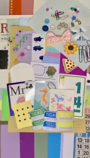 Memories Of A Child Junk Journal/Scrapbook Kit - Ephemera-Stickers-Paper
