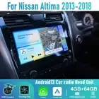 10'' Wireless Carplay Android auto Head Unit radio For Nissan Altima 2013-2018