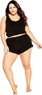 City Chic Women's Plus Size Snuggle Cami Set
