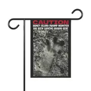 Caution Honey Island Swamp Monster Has Been Lurking Around Here Garden Banner