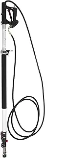 Washer Extension Wand, 5 Section Retractable Gutter Cleaning Tools Telescoping Pressure Extension Wand with Nozzle, for Cleaning Ledges Drains Soffits