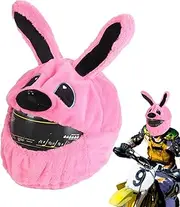 Motorcycle Hat Cover, Safety Hat Cover, Cute Plush Helmet Cover | Lightweight Road Helmet Cover, Furry Helmet Cover in Size, Funny Helmet Cover, Cartoon Protective Cover for Bicycle Helmet