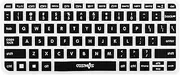 CM Ultra Thin Silicone Soft Keyboard Cover Skin Compatible with Logitech Wireless Touch Keyboard K400 Plus (Not for Old Version K400 & K400r) (Black)