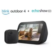 Blink Outdoor 4 one-camera system + Amazon Echo Show 5 (3rd gen)