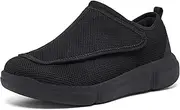 [YINGCSM] Diabetic Shoes for Women - Extra Wide Slip-On Orthopedic Walking Shoes with Adjustable Strap for Swollen Feet & Neuropathy