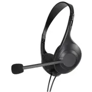 Audio-Technica ATH-102USB USB On-Ear Computer Headset Stereo - Condenser Microphone & USB-A to USB-C adapter (USB-A USB-C) and windscreen [ATH-102USB]
