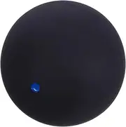 BRIGHTFUFU Universal Squash Flexible Racket Ball Training Racket Ball Single Dot Squash Ball Indoor Training Balls Single Dot Racket Balls Indoor Bouncing Ball Baseball Rubber Black