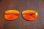PolarLens POLARIZED Fire Red Iridium Replacement Lens for-Oakley Jupiter 1.0