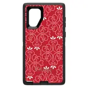 OtterBox Defender for Galaxy Note (Choose Model) Dark Red White Floral