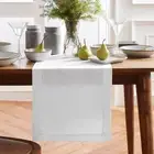 Solino Home Linen White Table Runner 90 Inches 14 x 90 Inch - Solid,