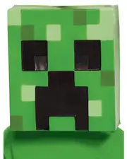 Child Minecraft Creeper Mask